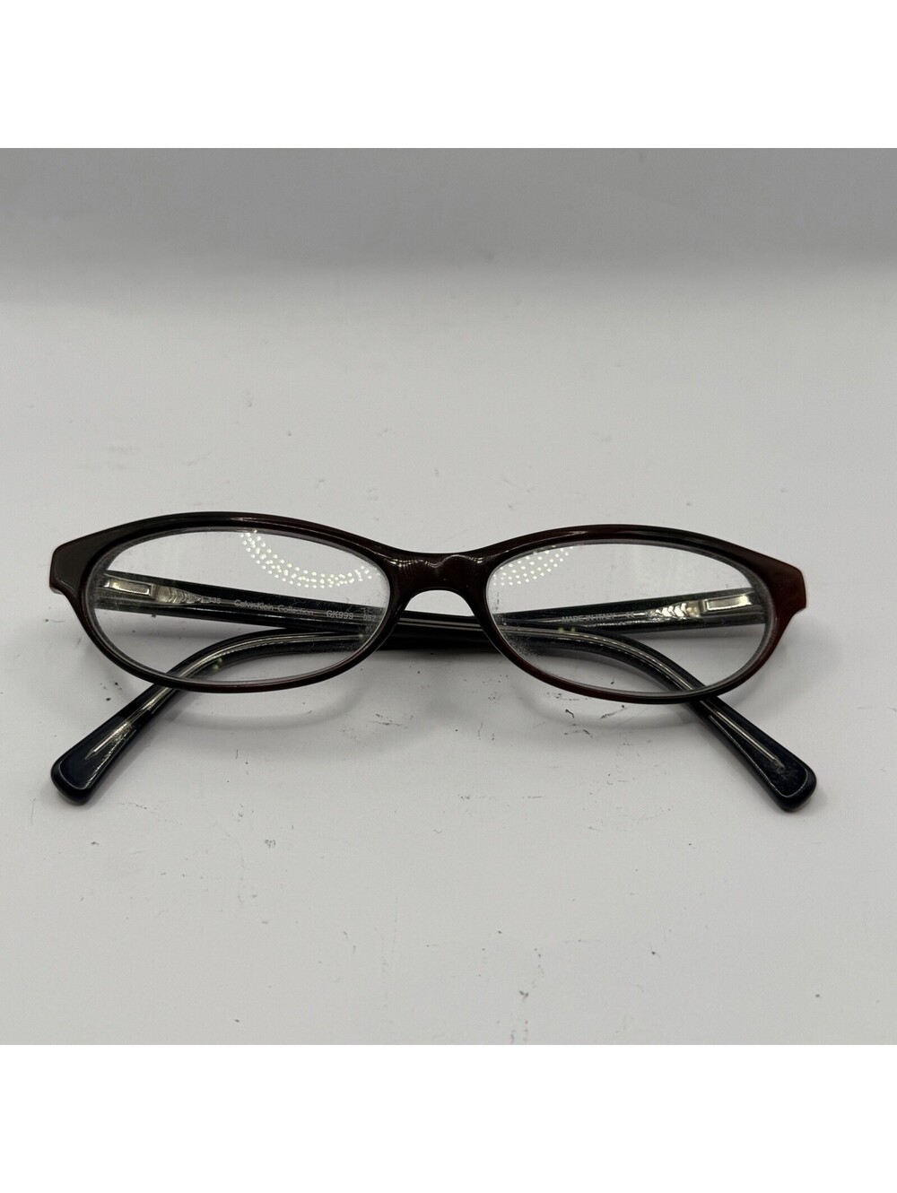 Calvin Klein Collection CK999 052 Eyeglass Frames Brown Italy 52-17 135